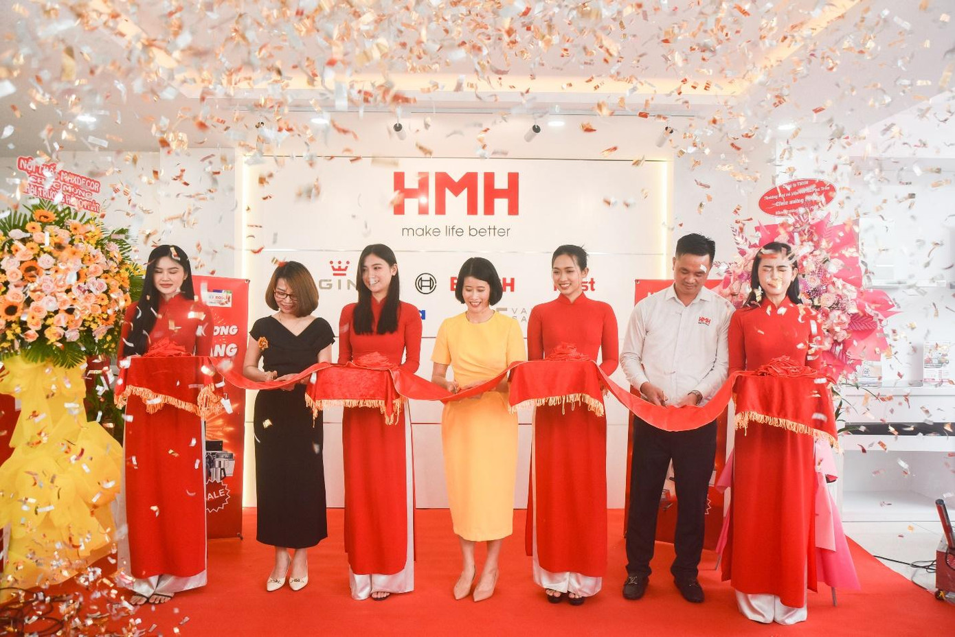 Bà Đinh Thị Hoa, Tổng Giám đốc điều hành của HMH Việt Nam hi vọng sự ra đời của showroom tại 233-235 Nguyễn Thị Thập - Quận 7- TP HCM sẽ mang đến những trải nghiệm hoàn hảo nhất về sản phẩm gia dụng.
