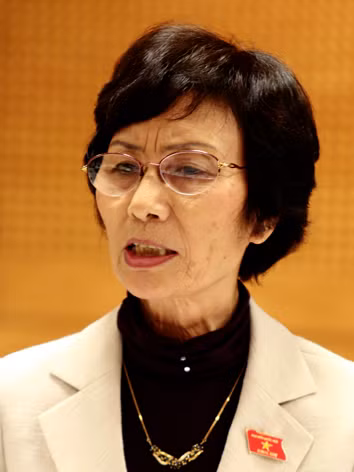 ĐB Bùi Thị An. ảnh: hồng vĩnh