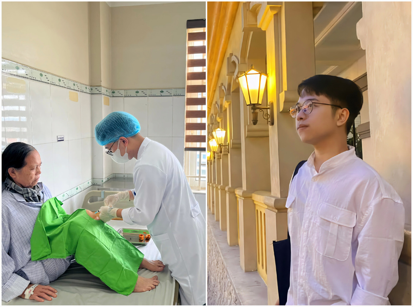 Tiến chia sẻ trong dịp lễ Tết trước đó: &quot;Ca trực của mình dùng bữa đầu tiên vào lúc 0:15. Ăn xong ai cũng thấm mệt, nhưng mọi người đều cố gắng làm việc đến sáng&quot;.