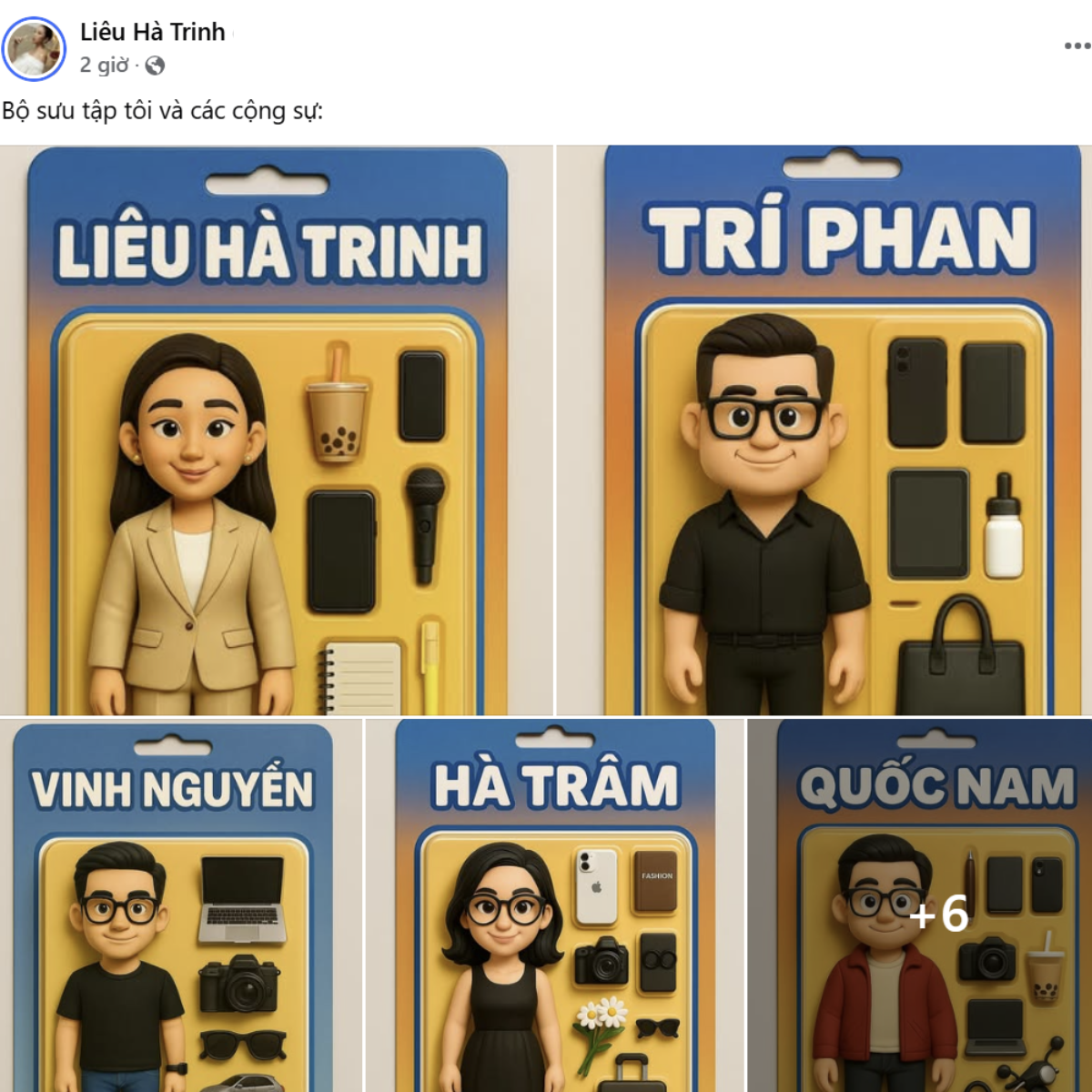 MC Liêu Hà Trinh cũng "đu trend" cùng dàn cộng sự của mình. Ảnh: Liêu Hà Trinh. MC Liêu Hà Trinh cũng "đu trend" cùng dàn cộng sự của mình. Ảnh: Liêu Hà Trinh.
