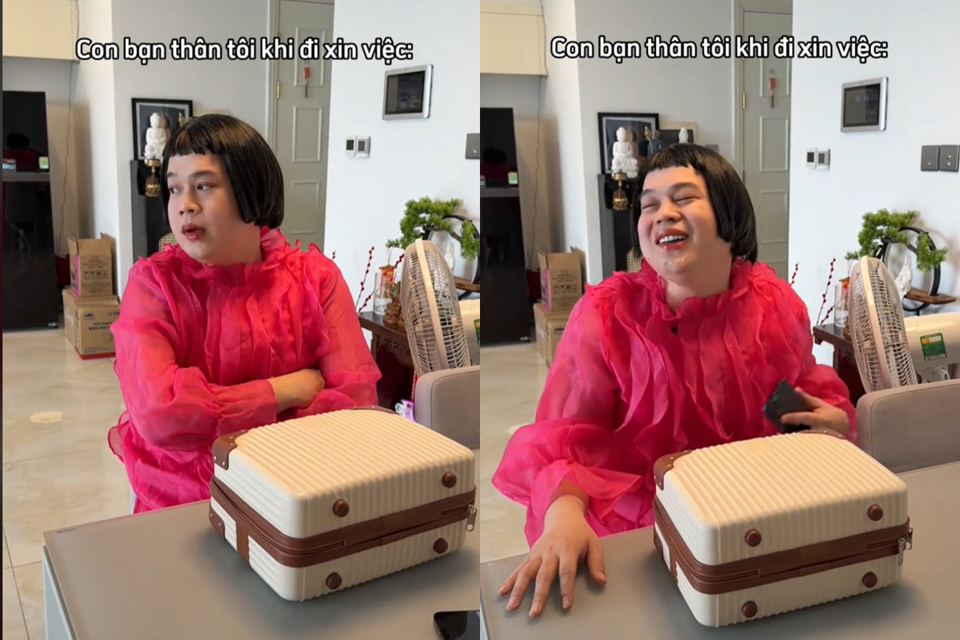 Đoạn clip "Cô công chúa nhỏ đi xin việc" được TikToker Long Chun đăng tải trên trang TikTok. Đoạn clip "Cô công chúa nhỏ đi xin việc" được TikToker Long Chun đăng tải trên trang TikTok.