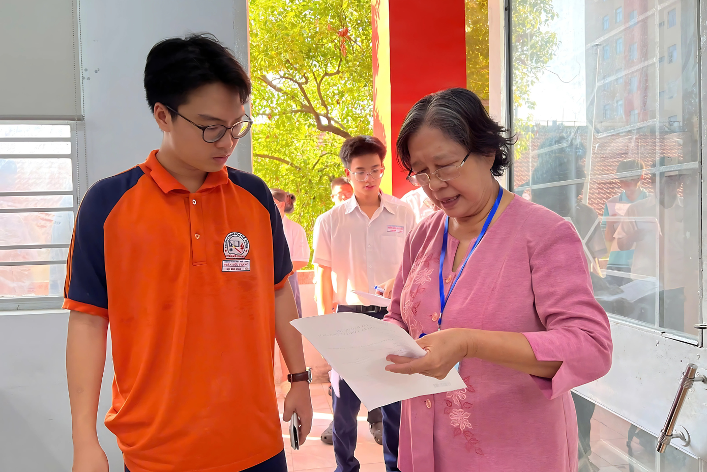 Nhiều thí sinh cho rằng đề thi có độ khó ở mức trung bình. Ảnh: ĐHQG TP.HCM