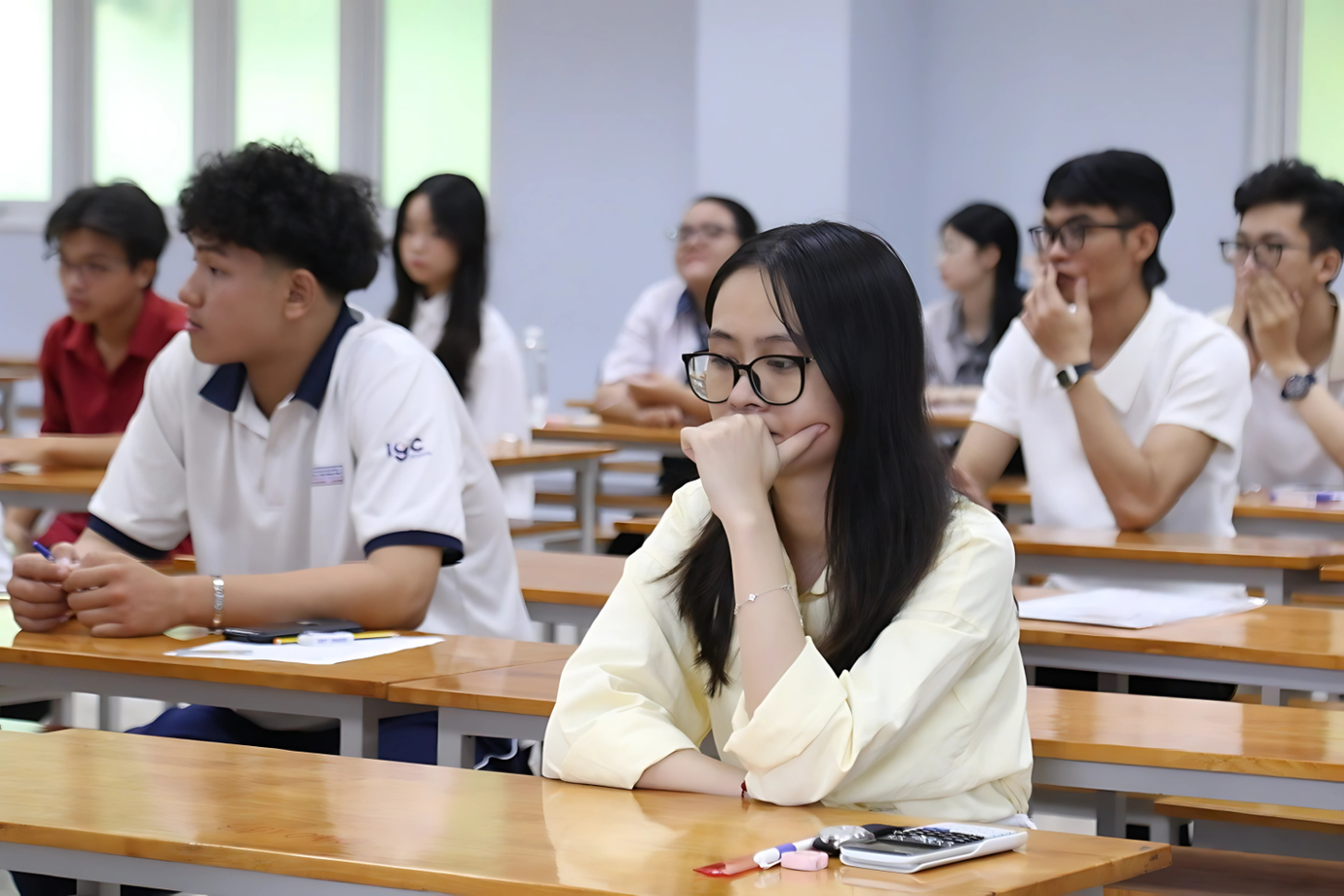 Thí sinh thi đợt 2 cần làm quen với áp lực phân bổ thời gian. Ảnh: ĐHQG TP.HCM