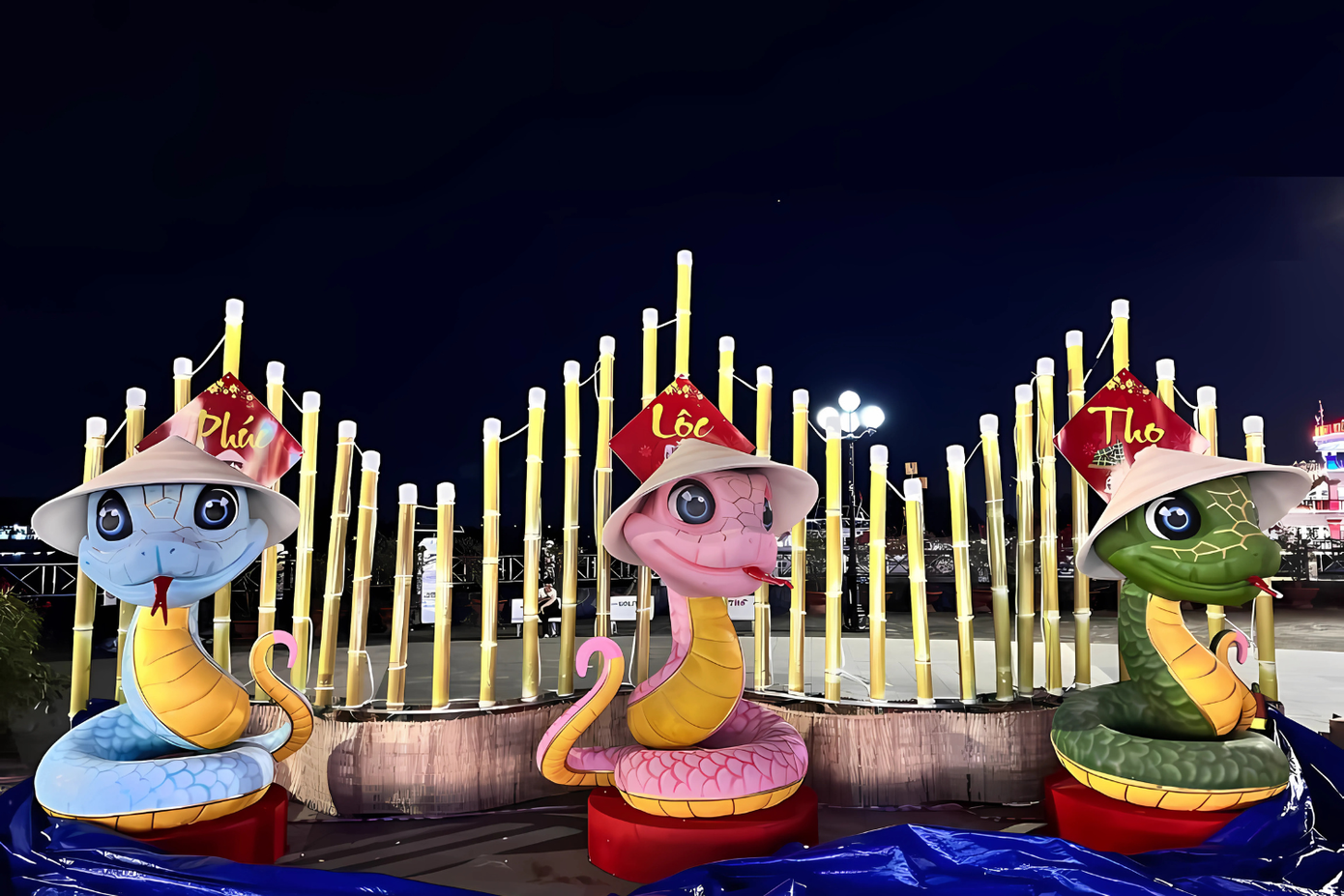 Bộ ba "bé Na" Phúc Lộc Thọ với giao diện chibi đáng yêu, khiến netizen "tan chảy" vì độ dễ thương. - Ảnh: Internet. Bộ ba "bé Na" Phúc Lộc Thọ với giao diện chibi đáng yêu, khiến netizen "tan chảy" vì độ dễ thương. - Ảnh: Internet.