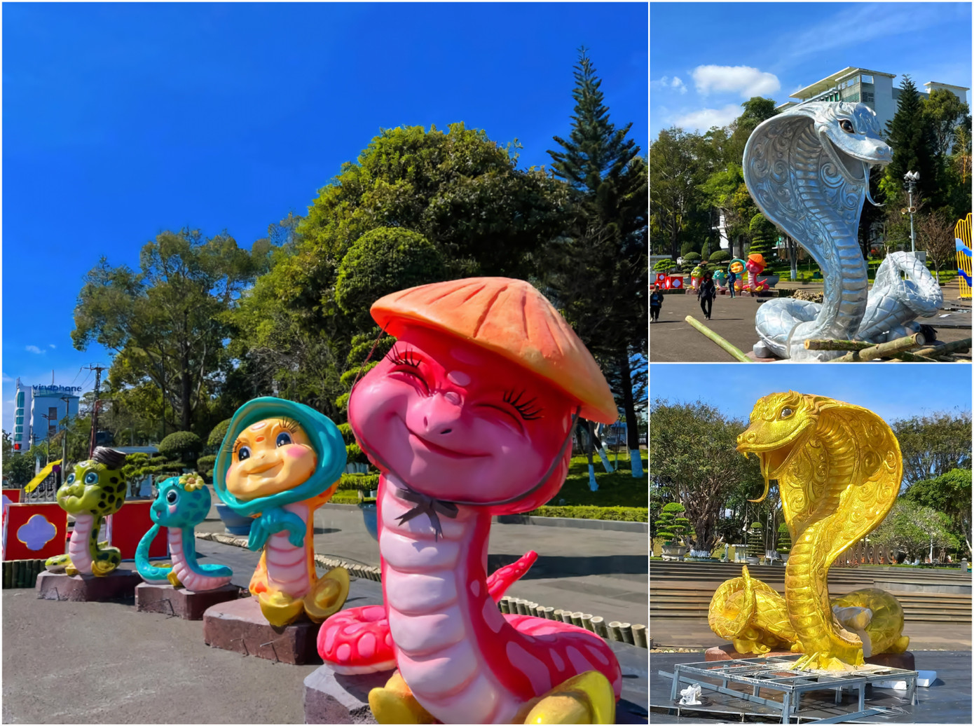 Dù là dáng vẻ "cute phô mai que" hay uy nghiêm, bộ linh vật đến từ Gia Lai quyết độ cặp lông mi để ra mắt anh chị em. - Ảnh: Khám phá Gia Lai. Dù là dáng vẻ "cute phô mai que" hay uy nghiêm, bộ linh vật đến từ Gia Lai quyết độ cặp lông mi để ra mắt anh chị em. - Ảnh: Khám phá Gia Lai.