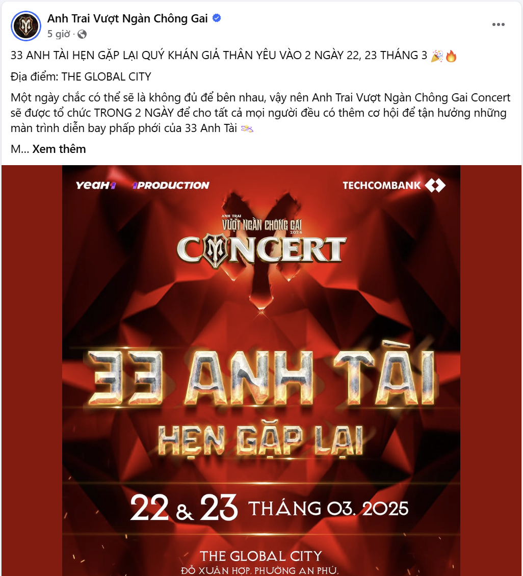 Thông báo concert ATVNCG D-3 và D-4 khiến người hâm mộ vô cùng háo hức. Thông báo concert ATVNCG D-3 và D-4 khiến người hâm mộ vô cùng háo hức.