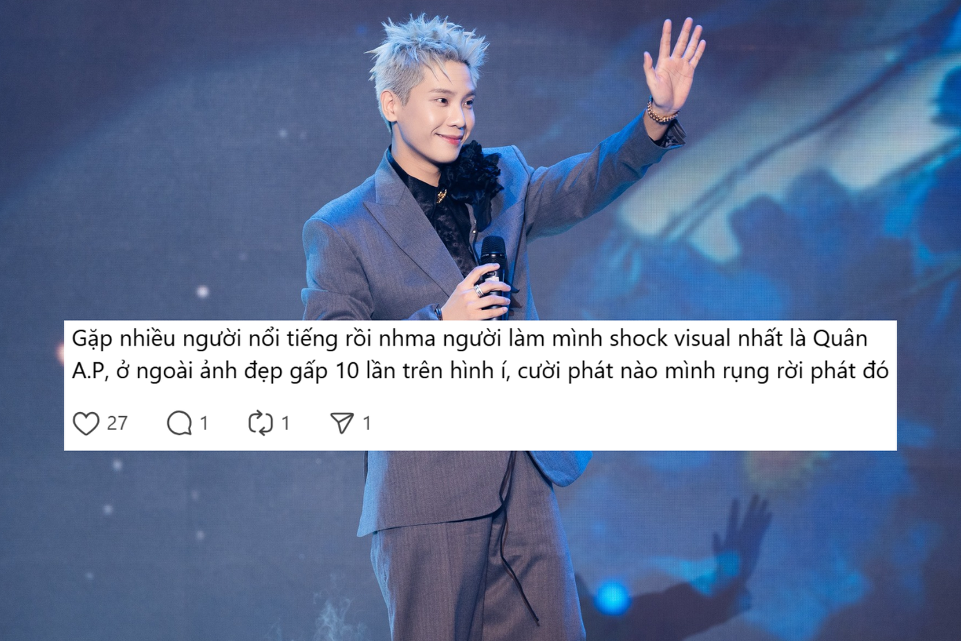 "Boy phố" Quân A.P cũng gia nhập hội "anh trai nhà người ta" với visual cực phẩm.