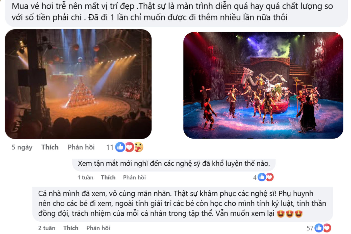 Vở diễn Vùng Đất Kỳ Bí còn truyền tải tinh thần đoàn kết, ý chí kiên cường thông qua từng tiết mục. Nhiều phụ huynh cũng tỏ ra thích thú vì đây là trải nghiệm ý nghĩa dành cho các bé.