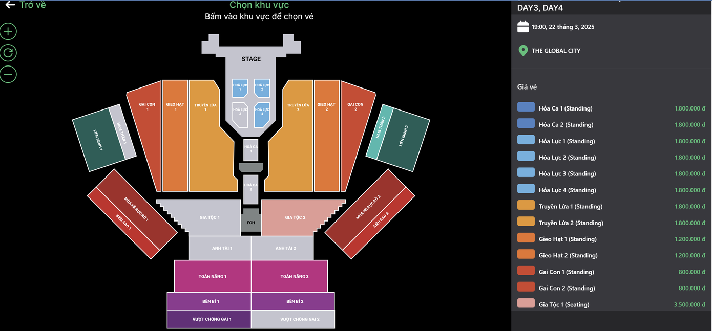 Nhiều người ngơ ngác, bật ngửa khi phát hiện một số hạng vé đã "bốc hơi" lúc 11:40. Nhiều người ngơ ngác, bật ngửa khi phát hiện một số hạng vé đã "bốc hơi" lúc 11:40.