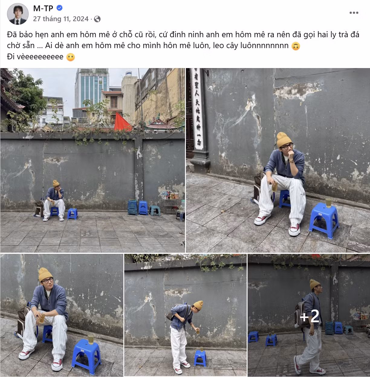 Lần hẹn hò đầu tiên "bất thành", fan thắc mắc: "Sao anh gọi có 2 ly trà đá vậy".