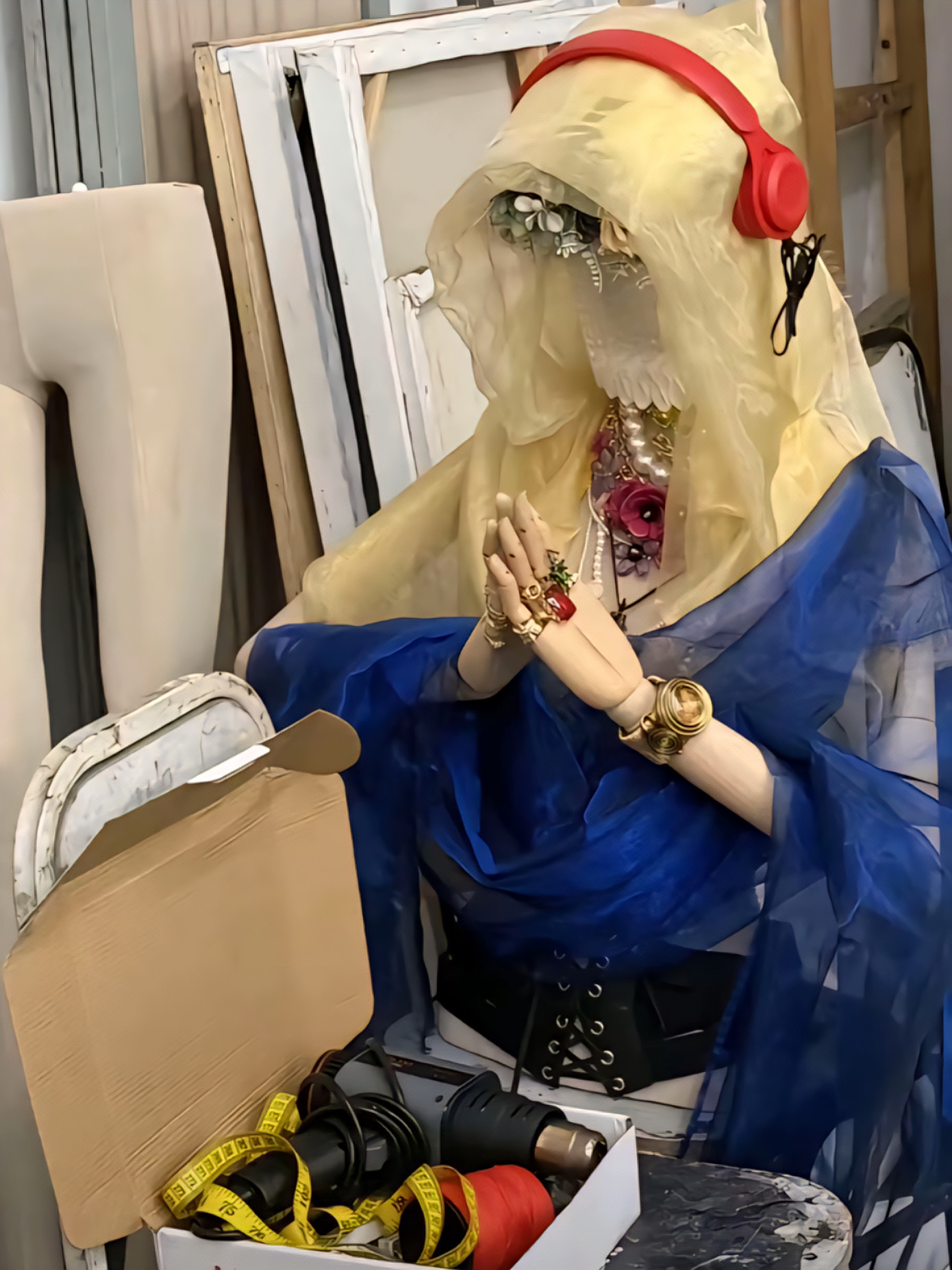 Một số sinh viên trong trường đã &quot;truy lùng&quot; ra được nguyên bản của &quot;Mona Lisa Trùng Khánh&quot;. - Ảnh: ID 18403520.