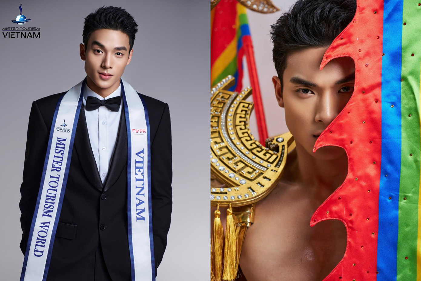 Hưng Nguyễn đăng quang Nam vương du lịch thế giới 2025. - Ảnh: FBNV.