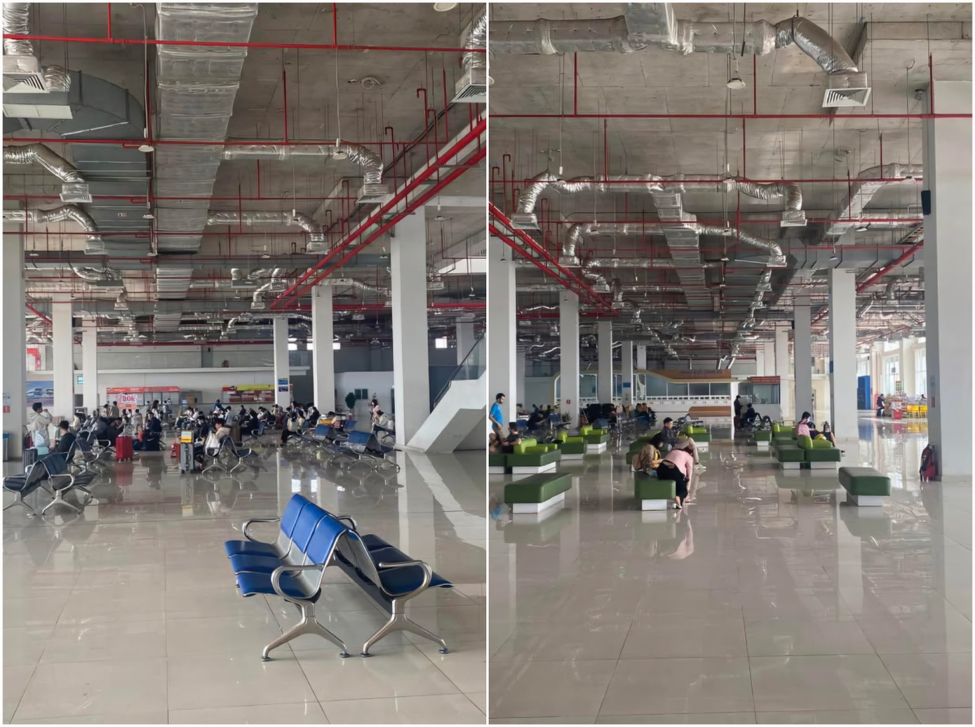 Tại Bến xe Miền Đông mới (Bình Dương), tình hình vẫn khá vắng, hành khách chưa đổ về đông đúc vào thời điểm hiện tại. - Ảnh: Cao Van Hung.