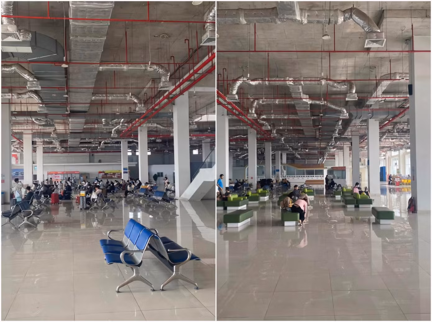 Tại Bến xe Miền Đông mới (Bình Dương), tình hình vẫn khá vắng, hành khách chưa đổ về đông đúc vào thời điểm hiện tại. - Ảnh: Cao Van Hung.