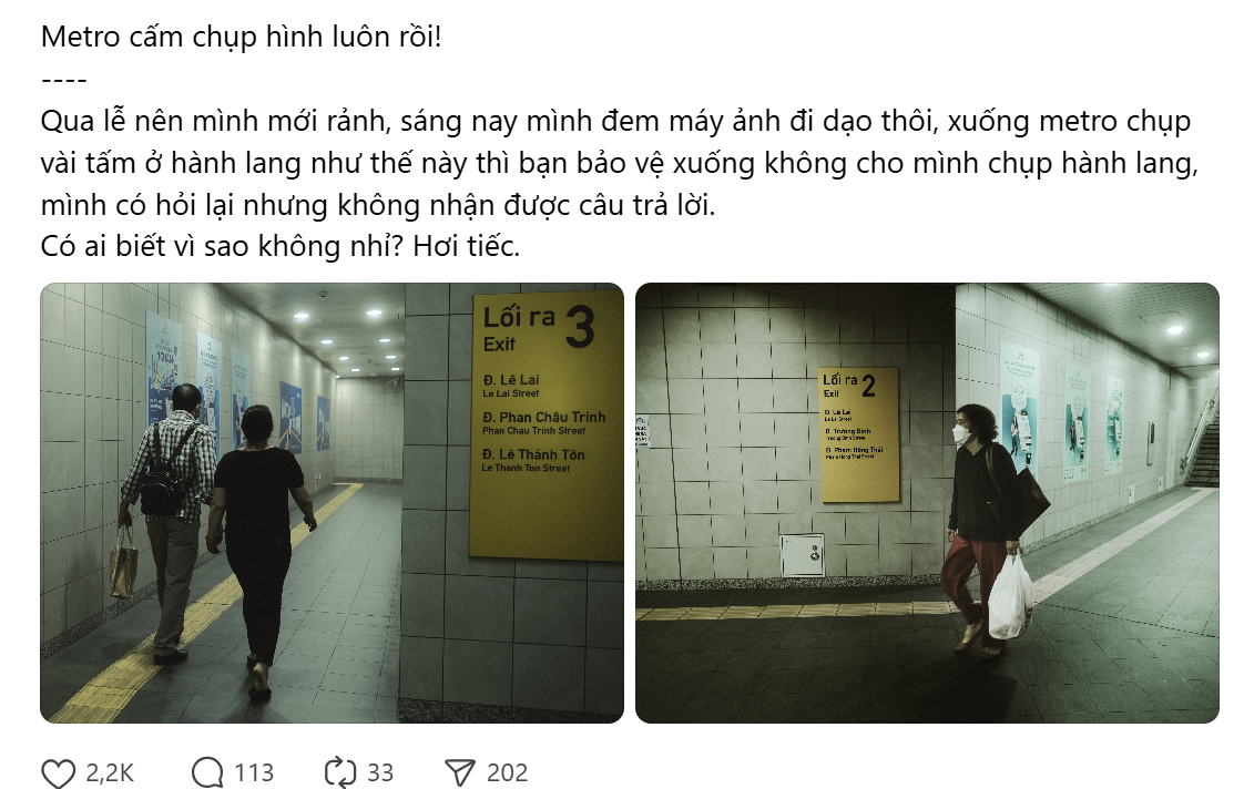 Có người tiếc nuối bình luận: &quot;Mình đi 1-1 chụp kỉ niệm vẫn không được, thấy cũng tiếc&quot;. Ảnh: vnsaf_photography.