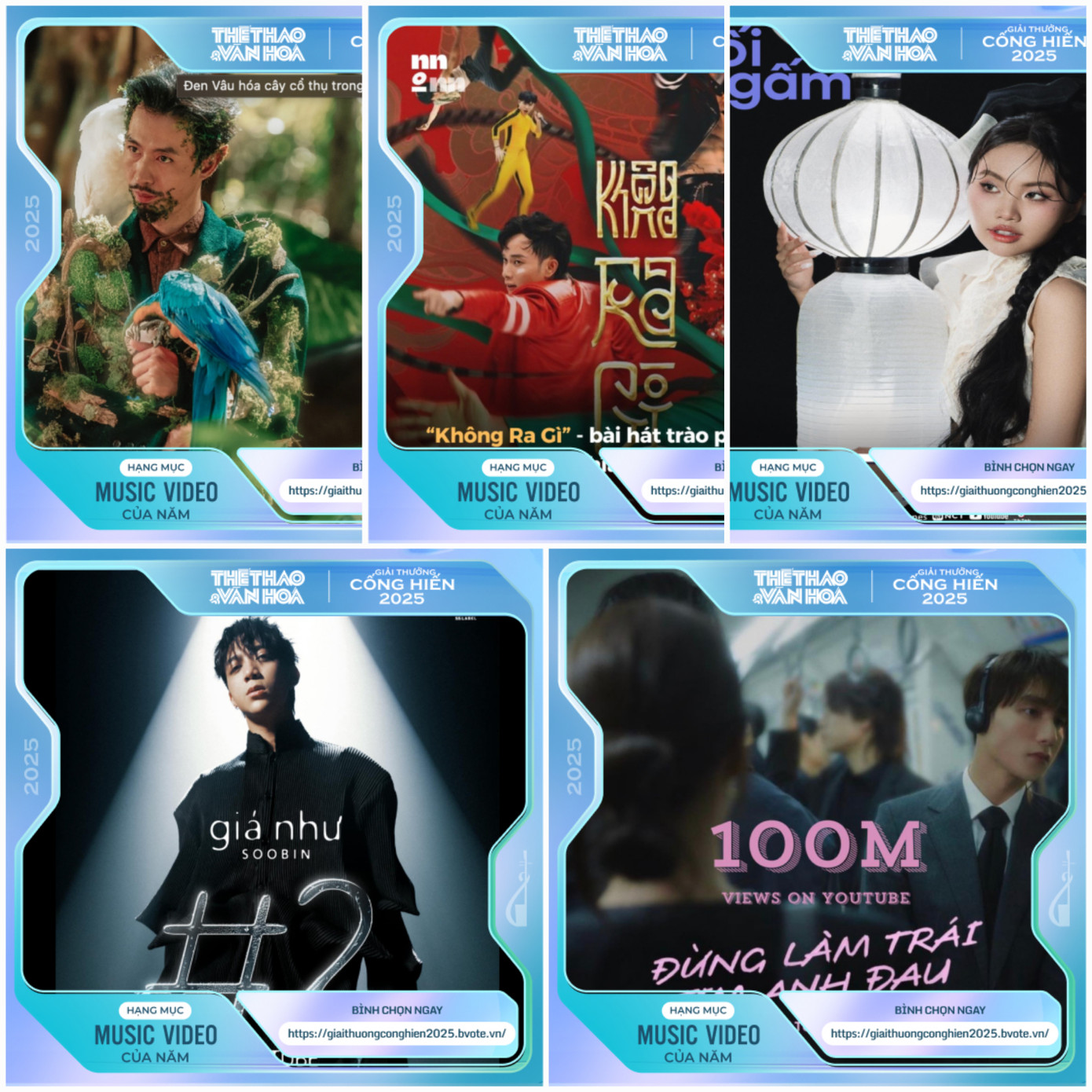 Hạng mục Music video của năm.