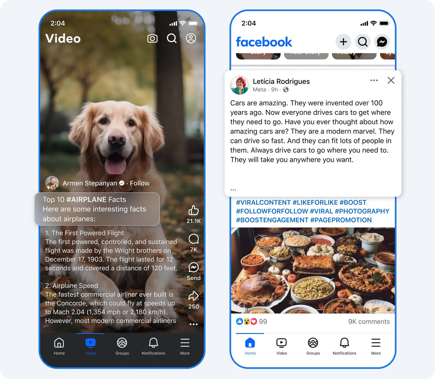 Những bài đăng có nội dung nhiều, gây xao nhãng khiến người dùng cảm thấy "loạn". Những bài đăng có nội dung nhiều, gây xao nhãng khiến người dùng cảm thấy "loạn".