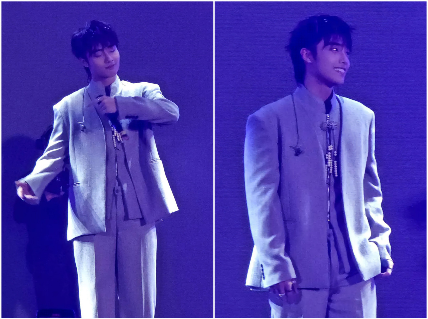 Nhan sắc &quot;vô thực&quot; của Hải Đăng Doo dưới ánh đèn mờ ảo, cứ như bước ra từ bộ lọc dành riêng cho &quot;hoàng tử&quot;. Ảnh: quindang_0099.