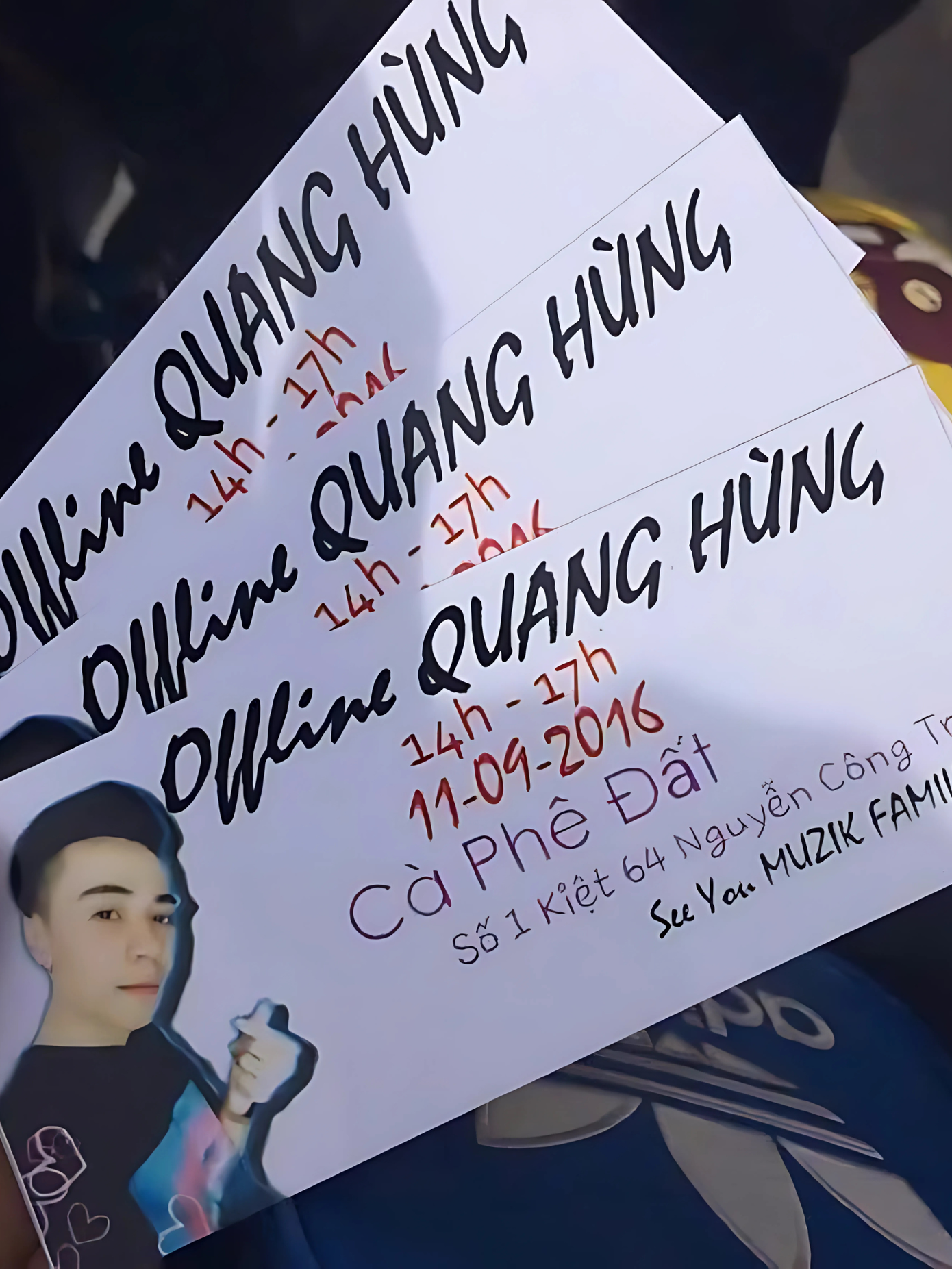 Tấm vé fan meeting "hot hit" nhất thời điểm hiện tại. Tấm vé fan meeting "hot hit" nhất thời điểm hiện tại.