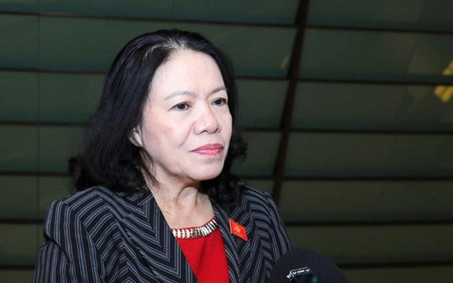 Bà Nguyễn Thị Xuân Thu, nguyên Chủ tịch T.Ư Hội Chữ thập đỏ Việt Nam - Ảnh: Dân trí Bà Nguyễn Thị Xuân Thu, nguyên Chủ tịch T.Ư Hội Chữ thập đỏ Việt Nam - Ảnh: Dân trí