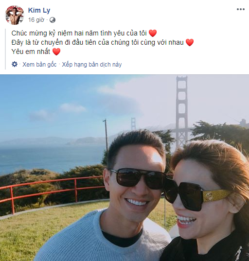 Kỉ niệm 2 năm ngày yêu, Hồ Ngọc Hà gọi Kim Lý là bạn tốt ảnh 2