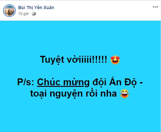 Tuyển Việt Nam thắng Thái Lan, bạn gái hotgirl của Lâm Tây nói gì? ảnh 2