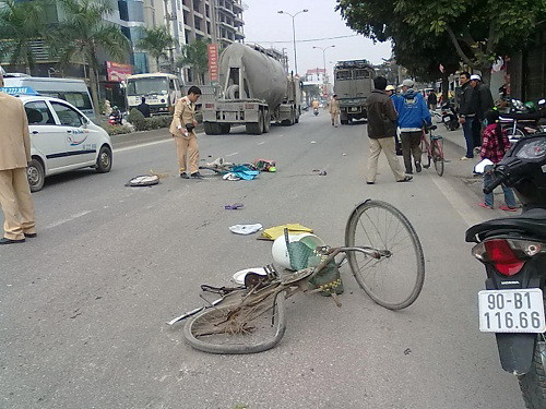 Hiện trường vụ tai nạn