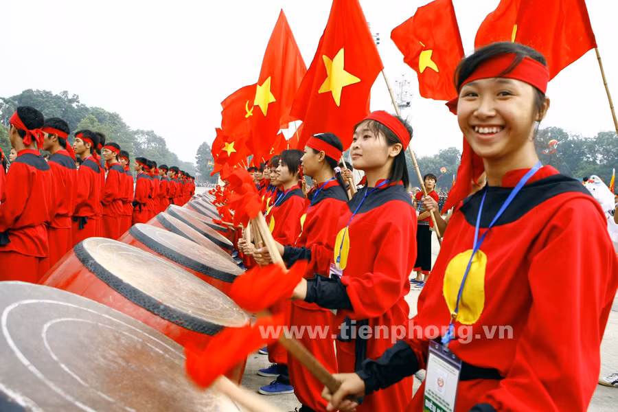 Toàn cảnh lễ diễu binh, diễu hành mừng Đại lễ ảnh 22