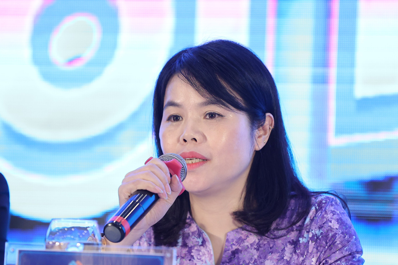 Bà Kim Lan Anh - Phó Vụ trưởng Vụ truyền thông, Ngân hàng Nhà nước.