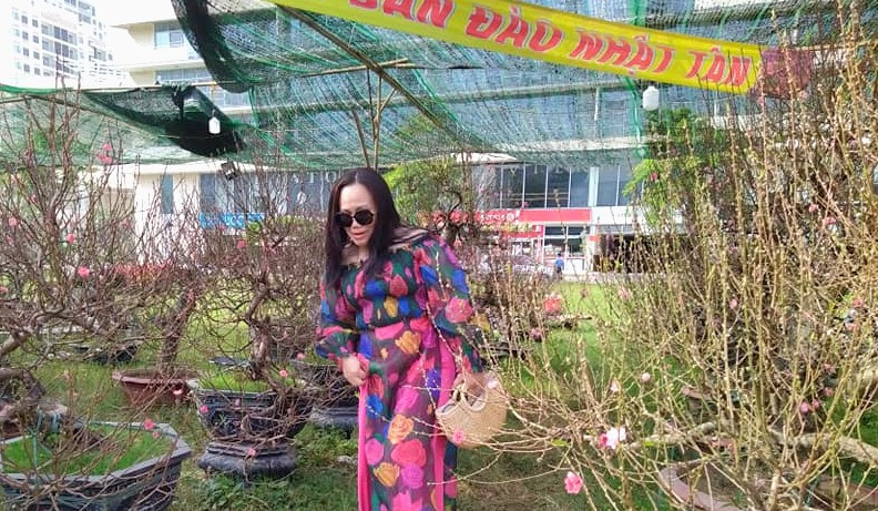 Người TPHCM thích tham quan, lạc vào vườn đào Nhật Tân. Một khách đến xem hoa cho biết: "Chúng tôi chỉ quen chăm sóc cây mai thôi, không biết nuôi dưỡng cây đào Bắc nên chỉ tham quan chứ không dám mua".