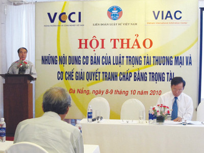 Hội thảo về “Luật TTTM và kỹ năng tố tụng trọng tài” do VCCI và VBF tổ chức