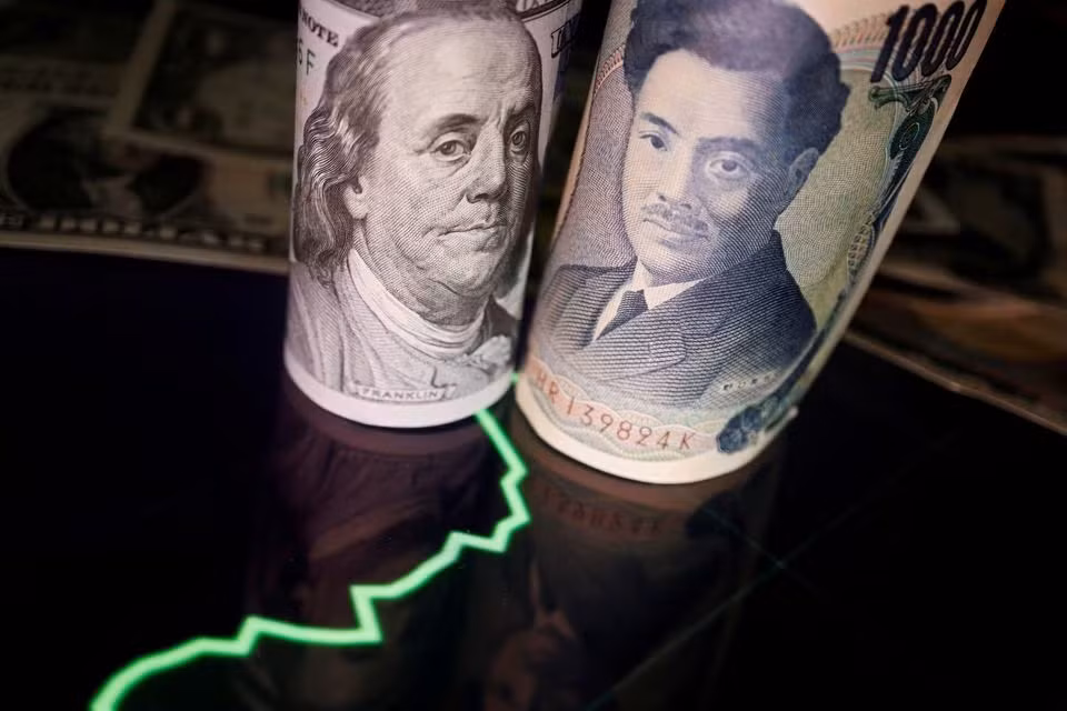 Đồng đô la Mỹ đang lên trong khi đồng Yên nhật đi xuống. Ảnh: Reuters. Đồng đô la Mỹ đang lên trong khi đồng Yên nhật đi xuống. Ảnh: Reuters.