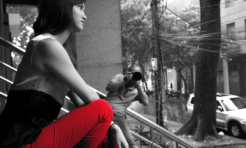 Tác nghiệp tại buổi giao lưu