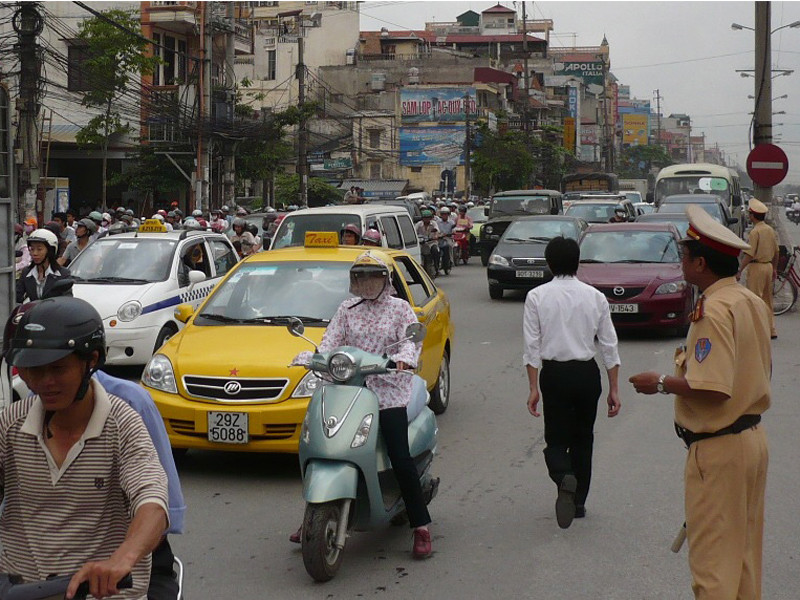Tuy không thuộc đối tượng điều chỉnh nhưng từ 1-2, CSGT cũng sẽ đi làm từ 6h sáng. Ảnh: Trọng Đảng