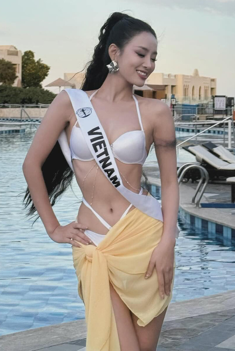 Đại diện Việt Nam - Bùi Khánh Linh thuộc nhóm thí sinh có hình thể nổi bật của châu Á. Người đẹp cao 1,77 m, hình thể cân đối, quyến rũ, vòng eo thon. Trong những ngày tham dự cuộc thi, Bùi Khánh Linh giữ phong độ tốt trong các hoạt động. Trang phục và trang điểm của cô được đánh giá chỉn chu, chuyên nghiệp. Bùi Khánh Linh 22 tuổi, quê Bắc Giang, là sinh viên Học viện Nông nghiệp Việt Nam. Năm 2023, cô giành giải Á hậu 1 Miss Grand Vietnam. Giữa năm, cô gây chú ý khi tham gia show hẹn hò Đảo thiên đường, sau đó tìm hiểu MC người Hàn Quốc - Cheon Minuk.