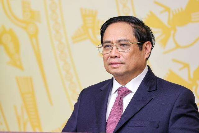 Thủ tướng Phạm Minh Chính phát biểu khai mạc Hội nghị (ảnh Nhật Bắc)