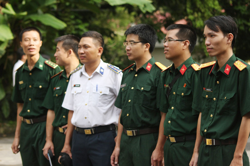 Nhiều gương mặt nhà văn trẻ quân đội ở hội nghị. Ảnh: Nguyễn Đình Toán