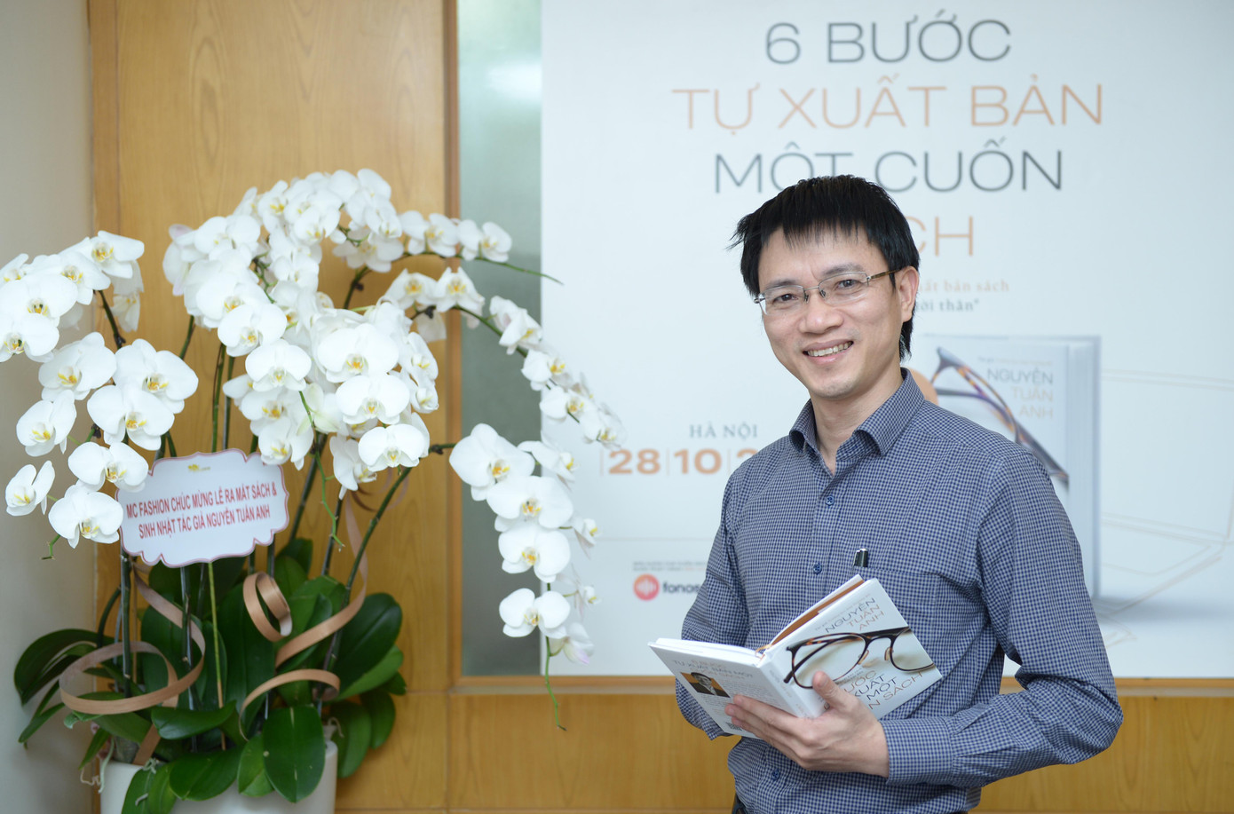 Tác giả, nhà báo Nguyễn Tuấn Anh. Ảnh: Dương Triều.