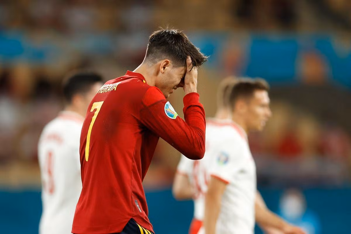 Tây Ban Nha vẫn chưa thể giành chiến thắng ở Euro 2020. (Ảnh: Getty Images)
