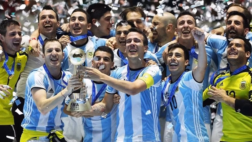 Đương kim vô địch Argentina, một đội hạt giống được chờ đợi sẽ góp phần giúp Việt Nam đi tiếp. (Ảnh: Learn Futsal)