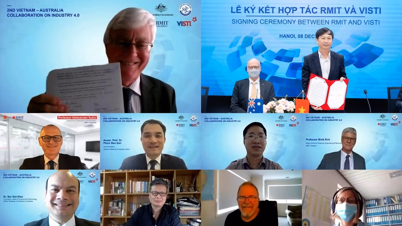 Đại học RMIT và VISTI đã ký kết biên bản ghi nhớ tóm tắt nhằm thúc đẩy hợp tác hai bên.