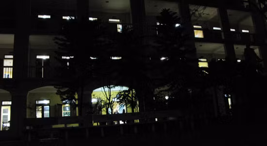 Quang cảnh các lớp học khi bước vào tiết 5.