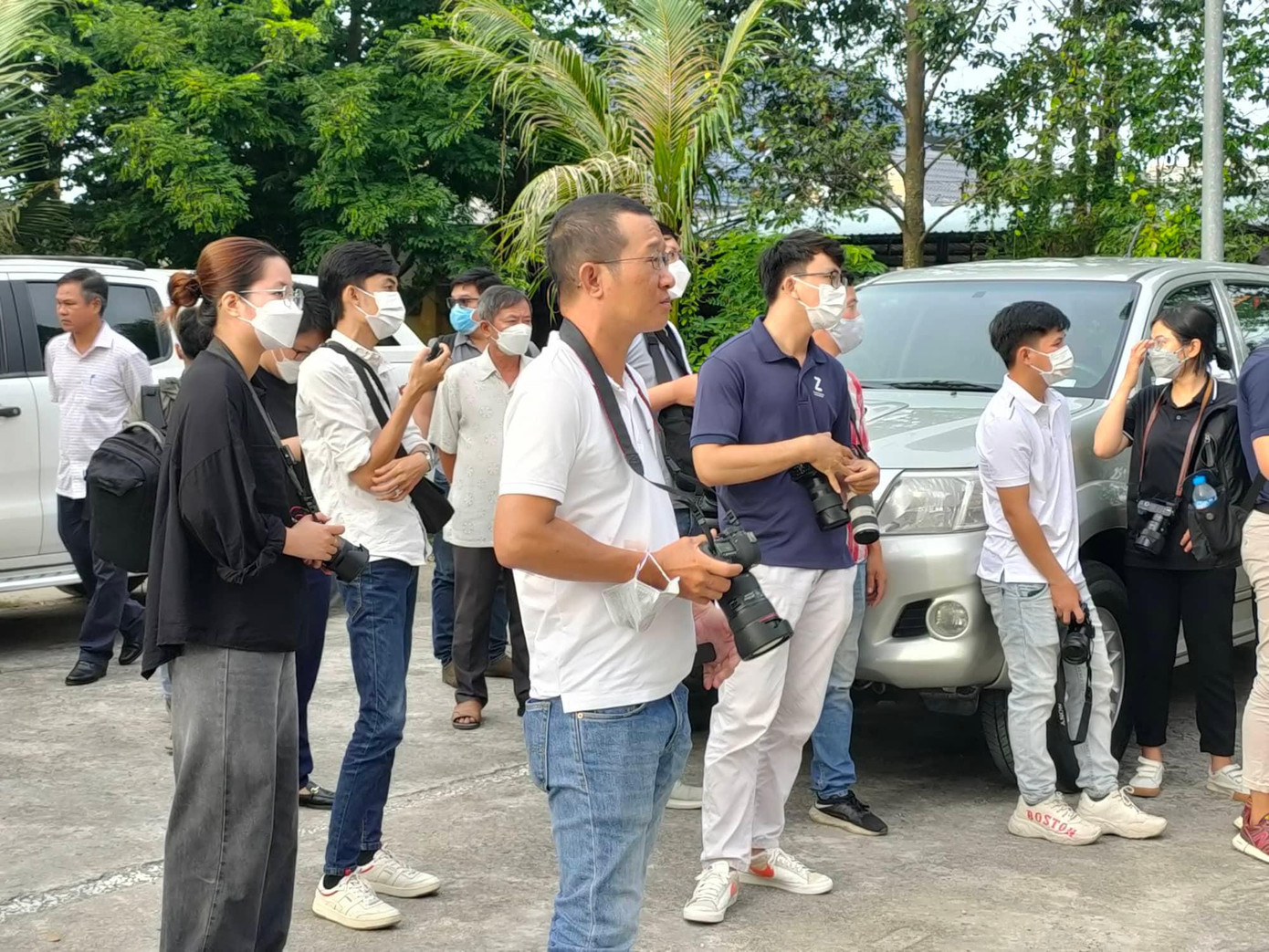 Báo chí tham dự phiên tòa. Báo chí tham dự phiên tòa.