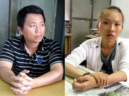 Đôi vợ chồng lừa đảo tại cơ quan điều tra