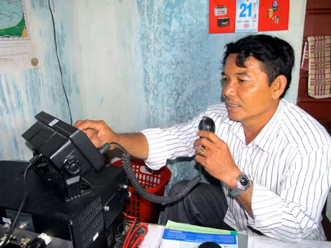 Anh Lê Khuân – Phó Chủ tịch nghiệp đoàn nghề cá An Vinh - sợi dây liên lạc của ngư dân