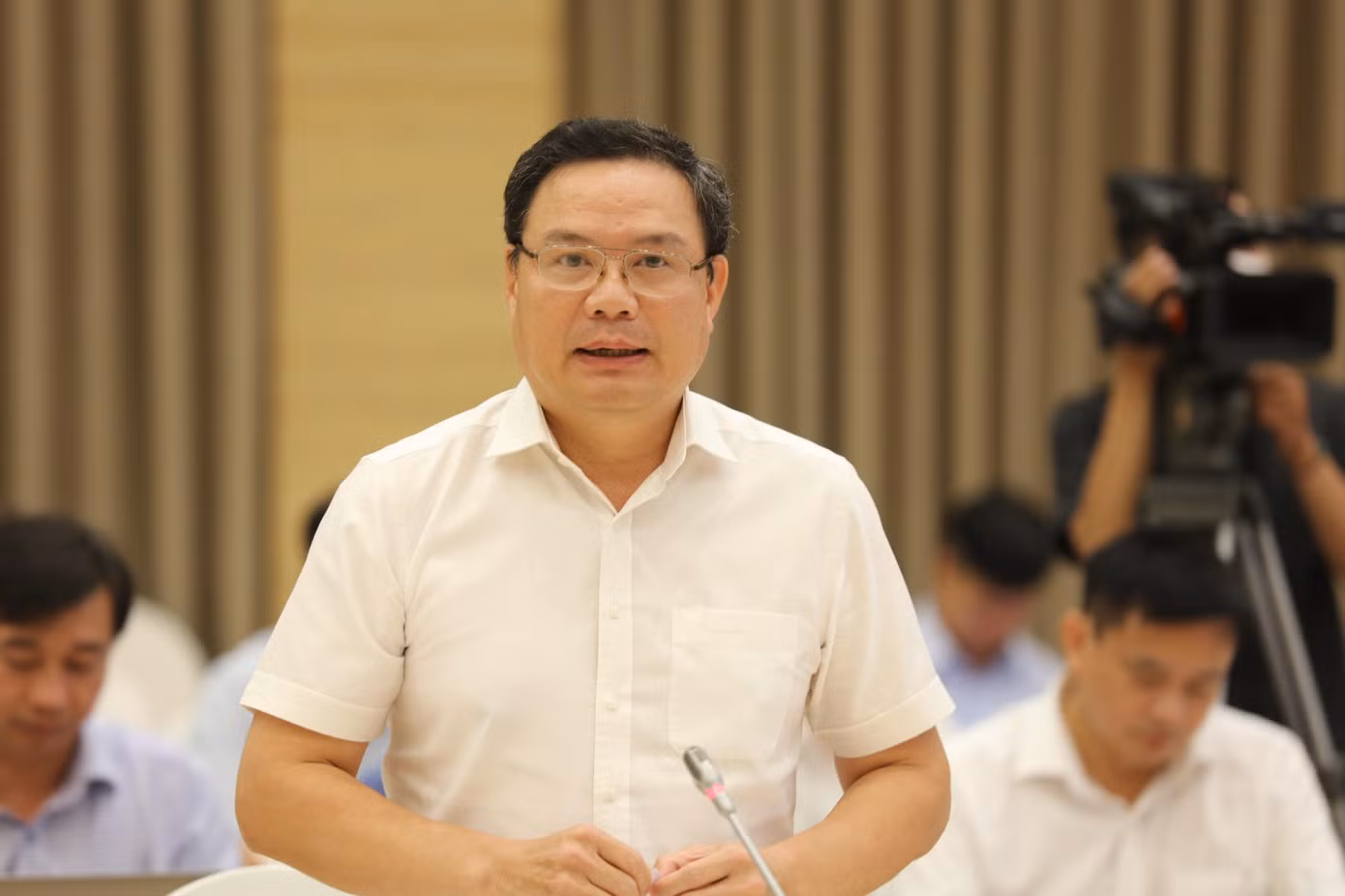 Thứ trưởng Bộ LĐTB&XH Lê Văn Thanh. Ảnh: Như Ý Thứ trưởng Bộ LĐTB&XH Lê Văn Thanh. Ảnh: Như Ý
