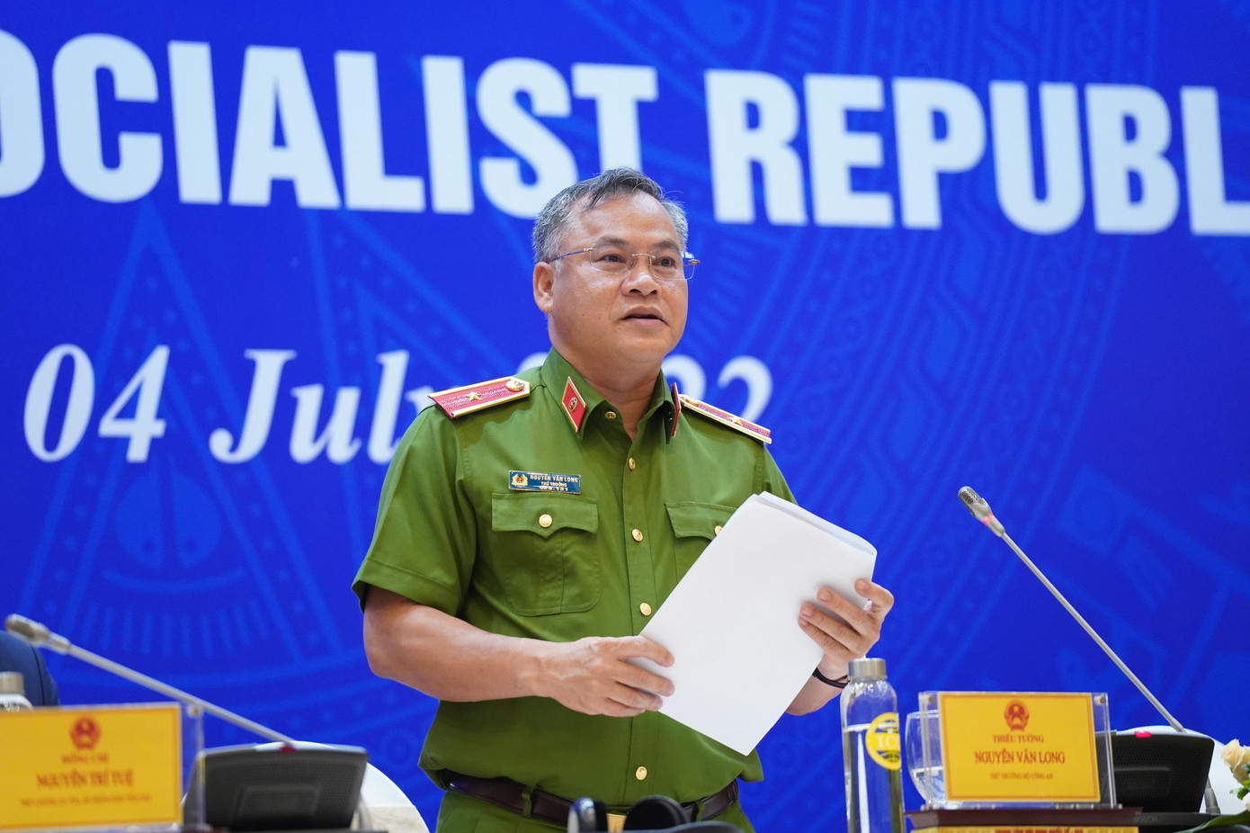 Thiếu tướng Nguyễn Văn Long, Thứ trưởng Bộ Công an. Ảnh Như Ý