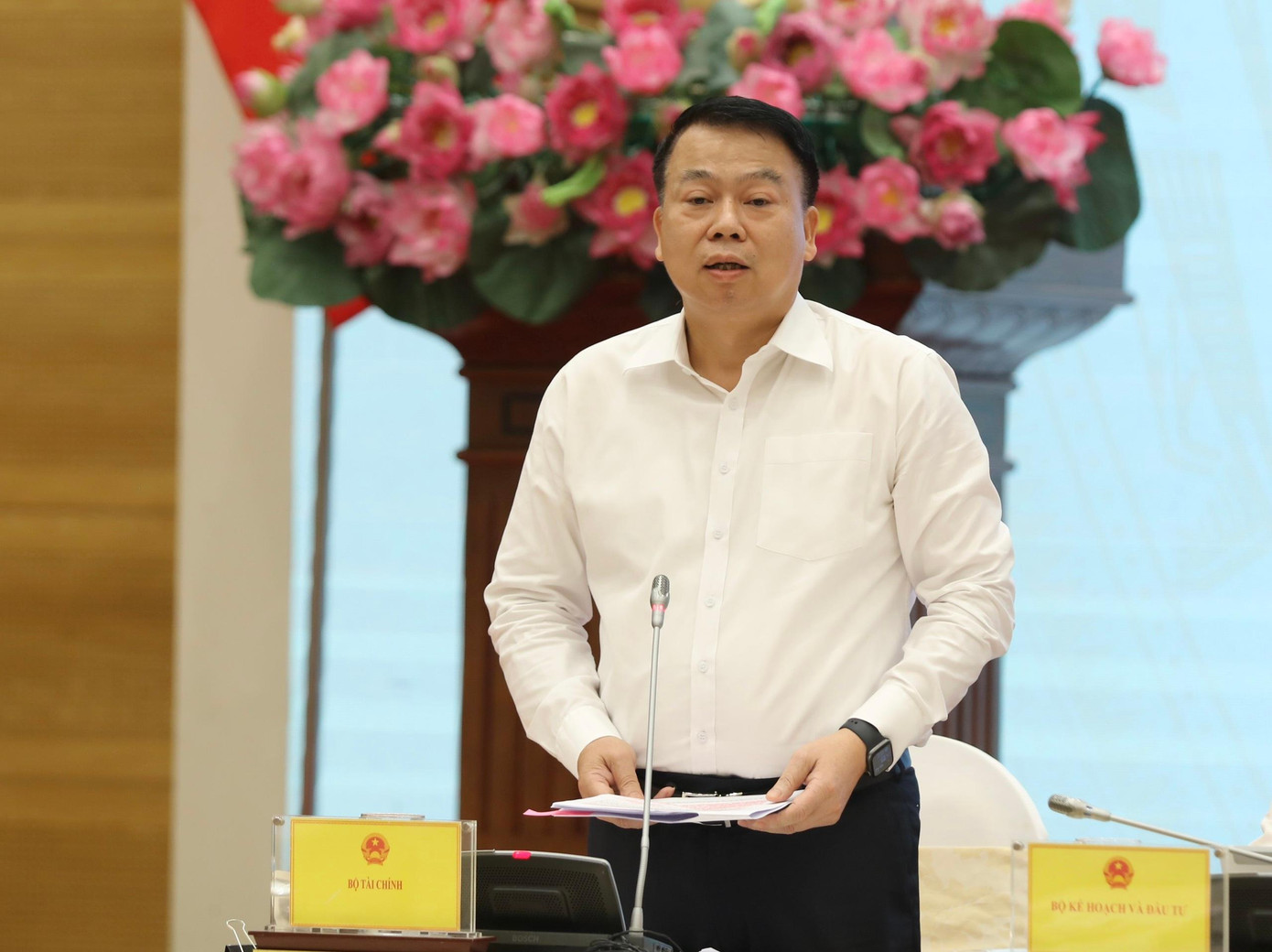 Thứ trưởng Bộ Tài chính Nguyễn Đức Chi. Ảnh: Như Ý Thứ trưởng Bộ Tài chính Nguyễn Đức Chi. Ảnh: Như Ý