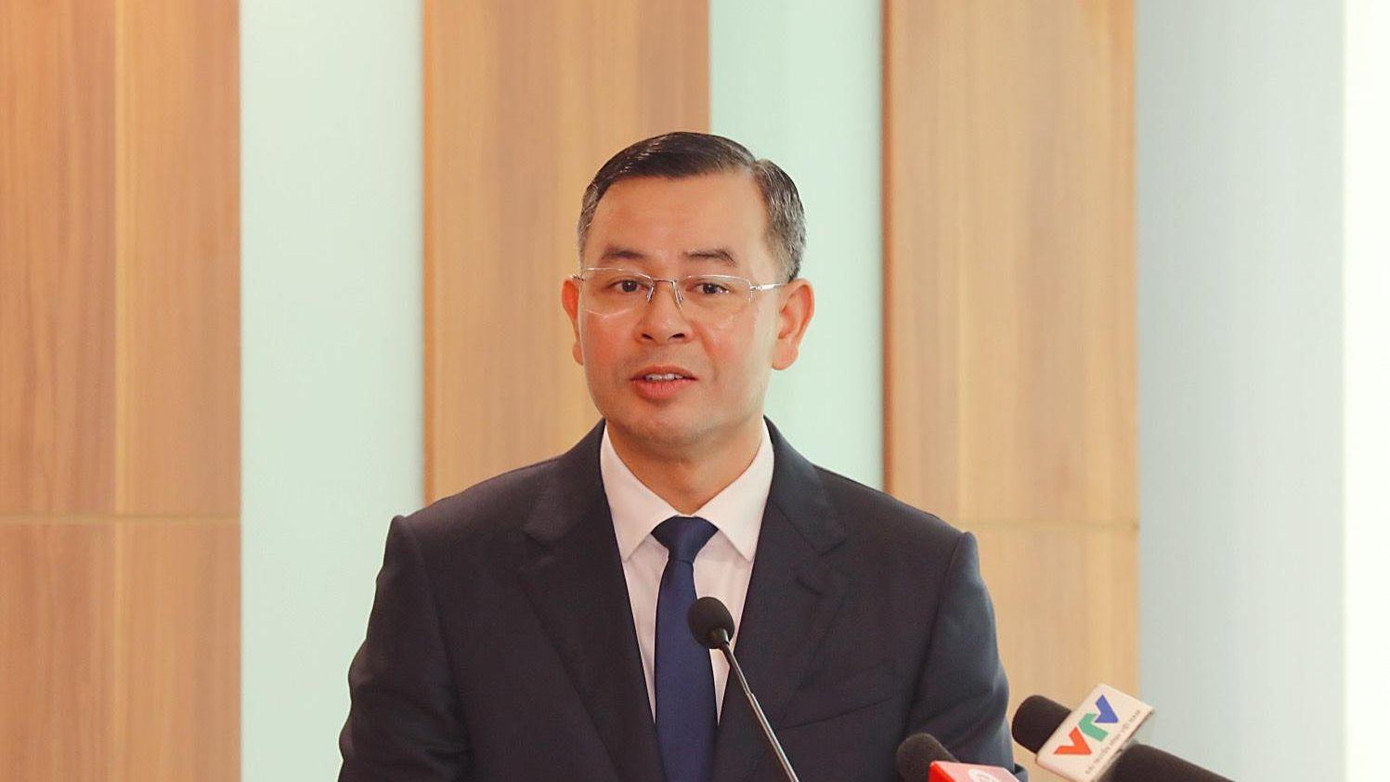 Ông Ngô Văn Tuấn phát biểu tại hội nghị. (Ảnh: Như Ý)