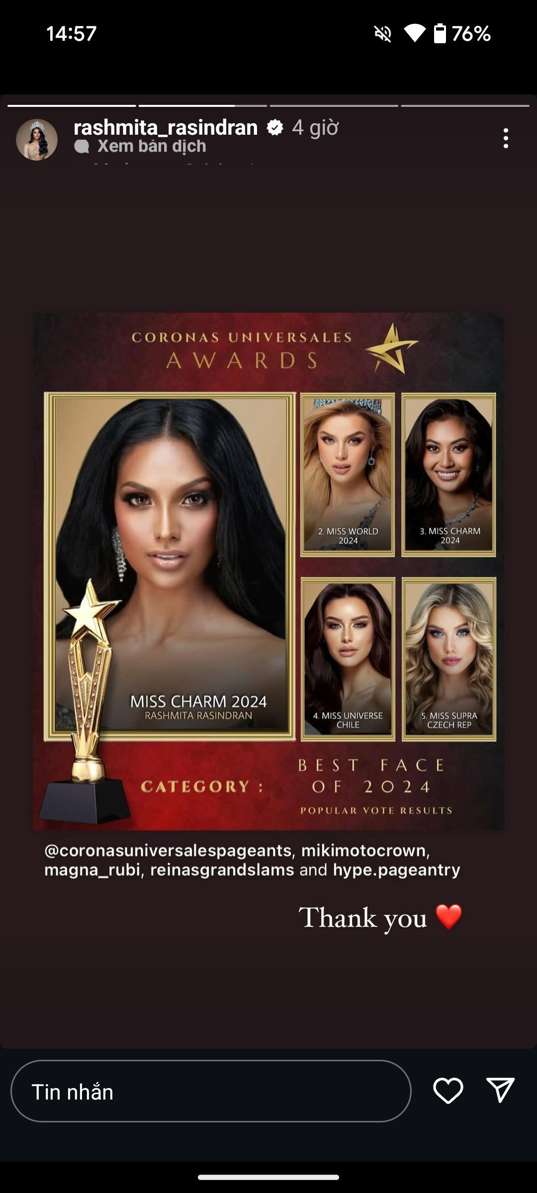 Những bài viết được Rashmita Rasindran chia sẻ gây tranh cãi. Những bài viết được Rashmita Rasindran chia sẻ gây tranh cãi.